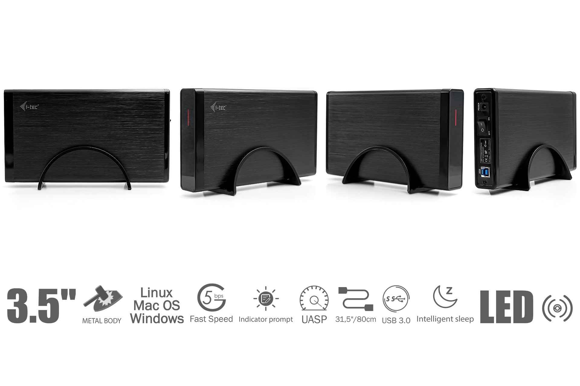i-Tec Externe Festplatte HDD 3.5" USB 3.0