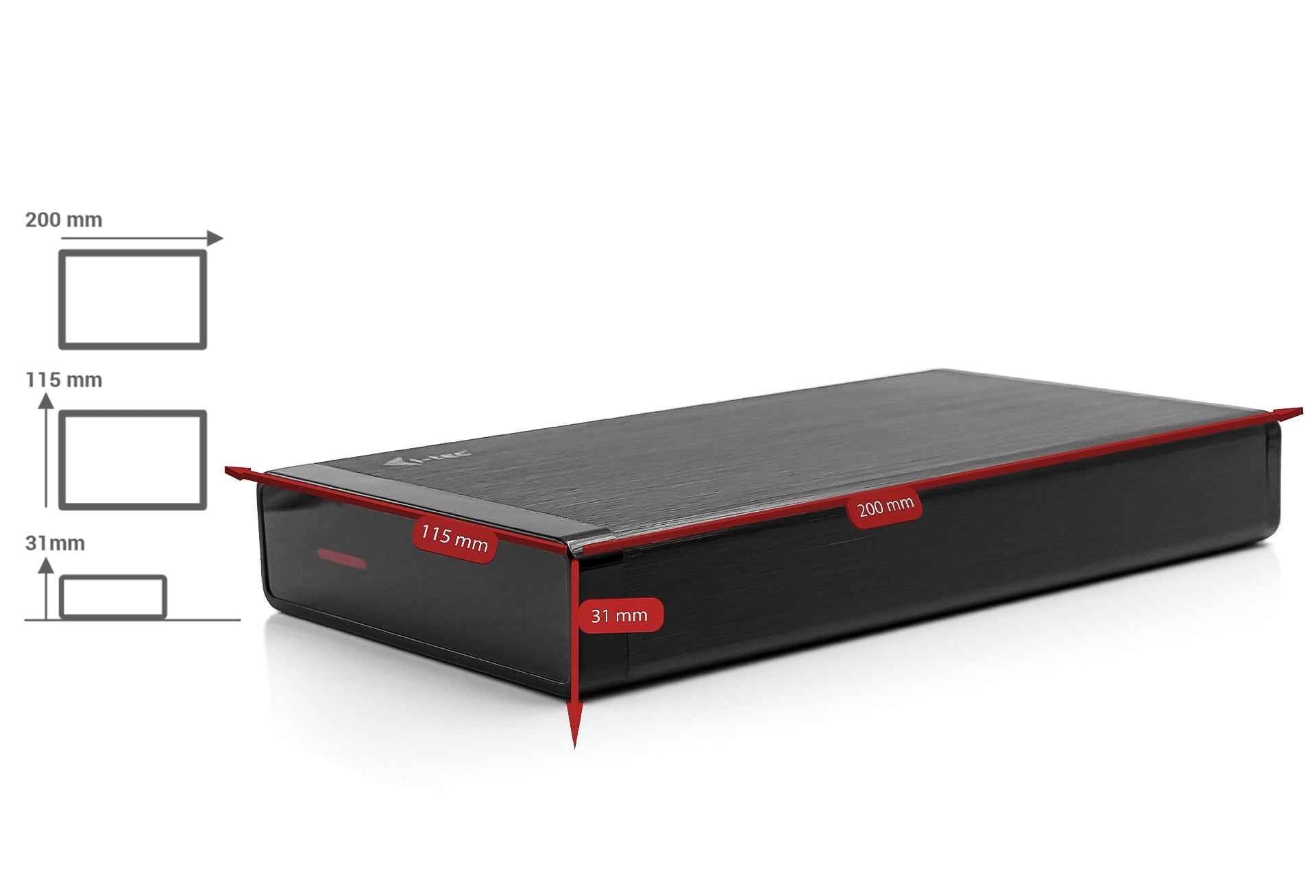 i-Tec Externes Festplattengahäuse 3.5" USB 3.0
