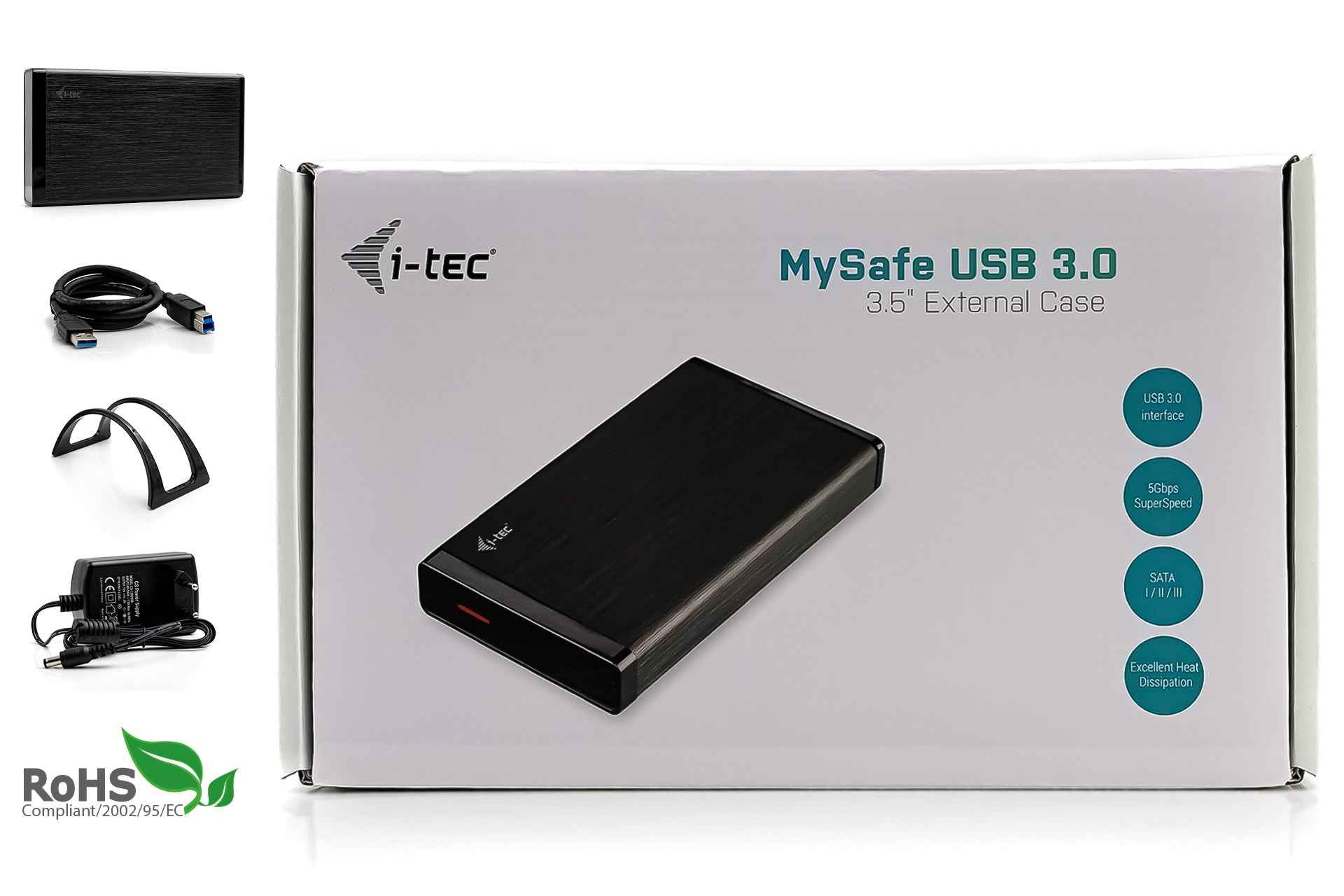 i-Tec Externes Festplattengahäuse 3.5" USB 3.0
