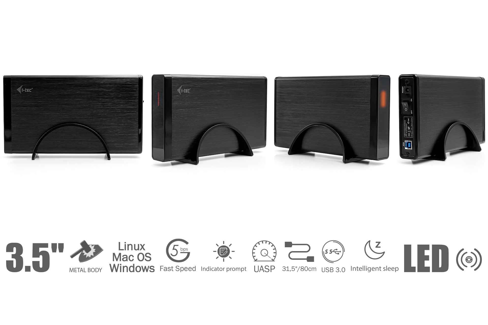 i-Tec Externe Festplatte HDD 3.5" USB 3.0