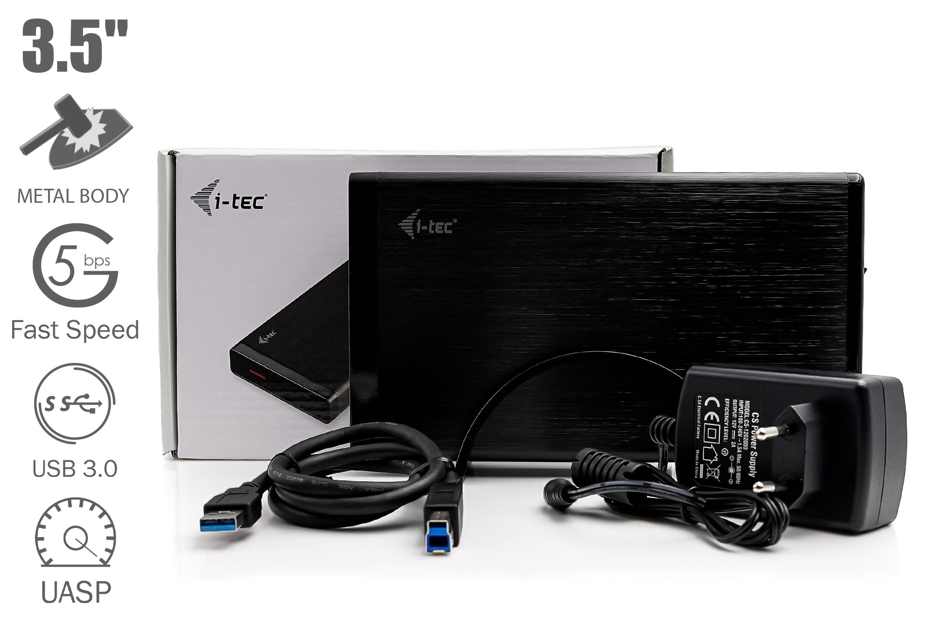 i-Tec Externe Festplatte HDD 3.5" USB 3.0