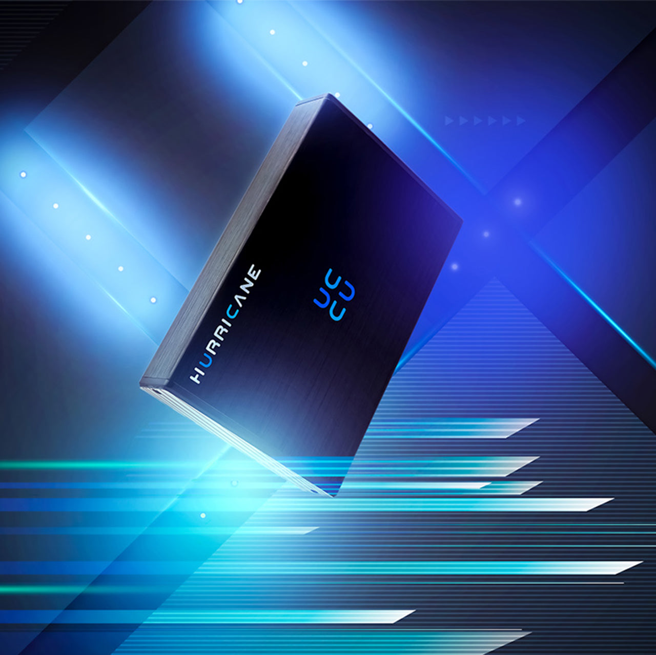 HURRICANE GD35612 Externe Festplatte  3,5" USB 3.0 Aluminium für Windows, Mac, Linux, PS4, PS5 und Xbox