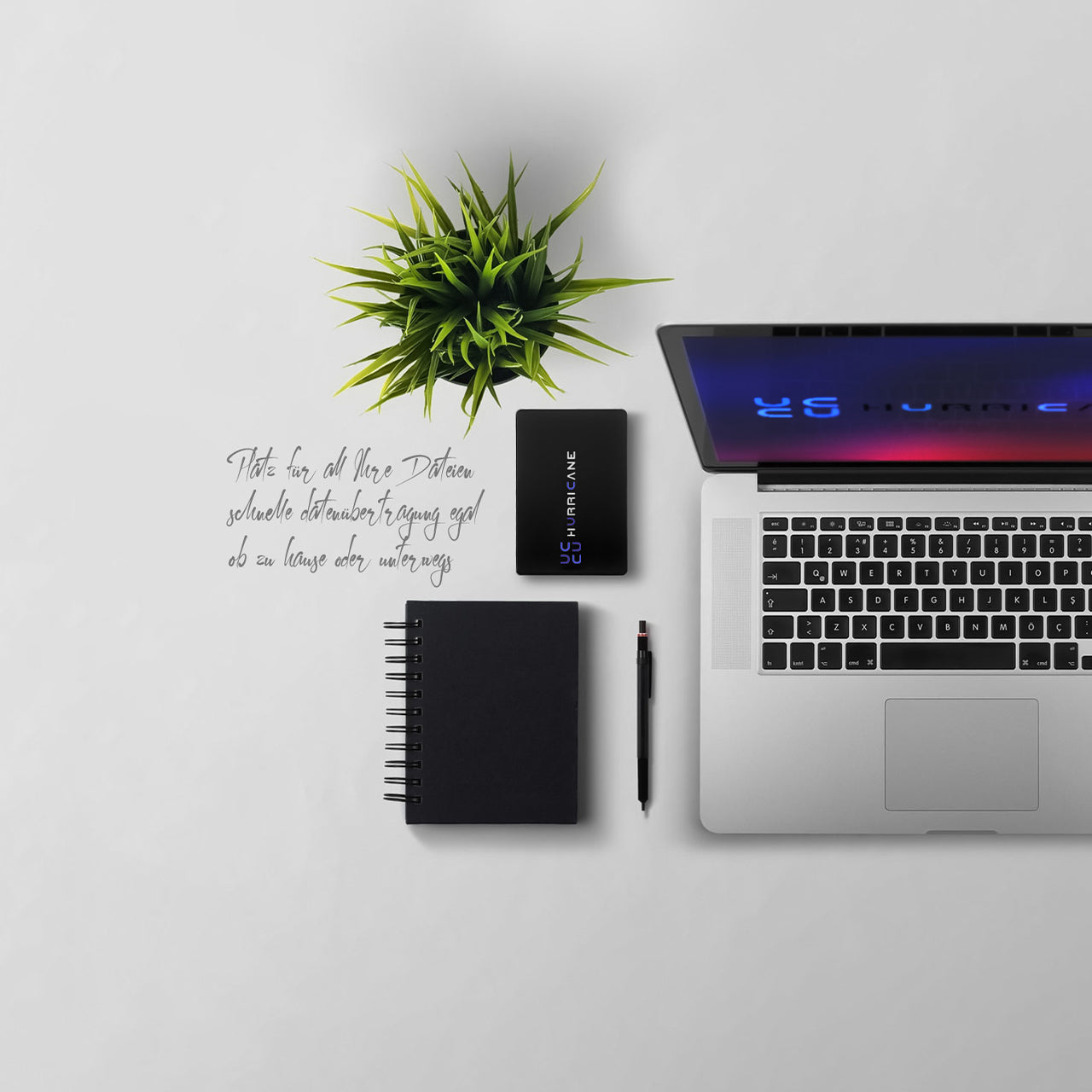 HURRICANE MD25 Externe Festplatte 2,5" USB 3.0 & USB-C für Windows, Mac, Linux, PS4, PS5 und Xbox