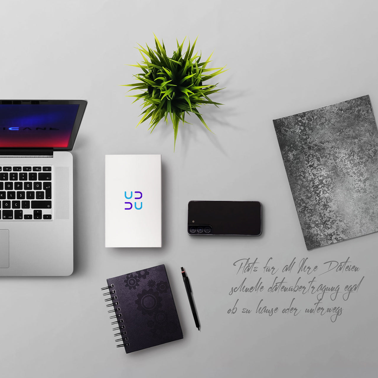 HURRICANE 3518 Aluminium Externes Festplattengehäuse, 3.5 Zoll, USB 3.0 für Windows, Mac und Linux