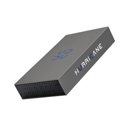 HURRICANE 3518C3 Aluminium Externes Festplattengehäuse, 3.5 Zoll, USB-C für Windows, Mac, Linux, PS4, PS5 und Xbox