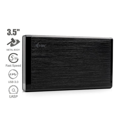 i-Tec Externe Festplatte HDD 3.5" USB 3.0 für Windows, Mac, Linux, PS4, PS5 und Xbox